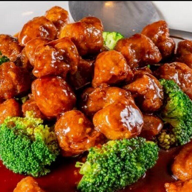 1. General Tsos Veg Meat